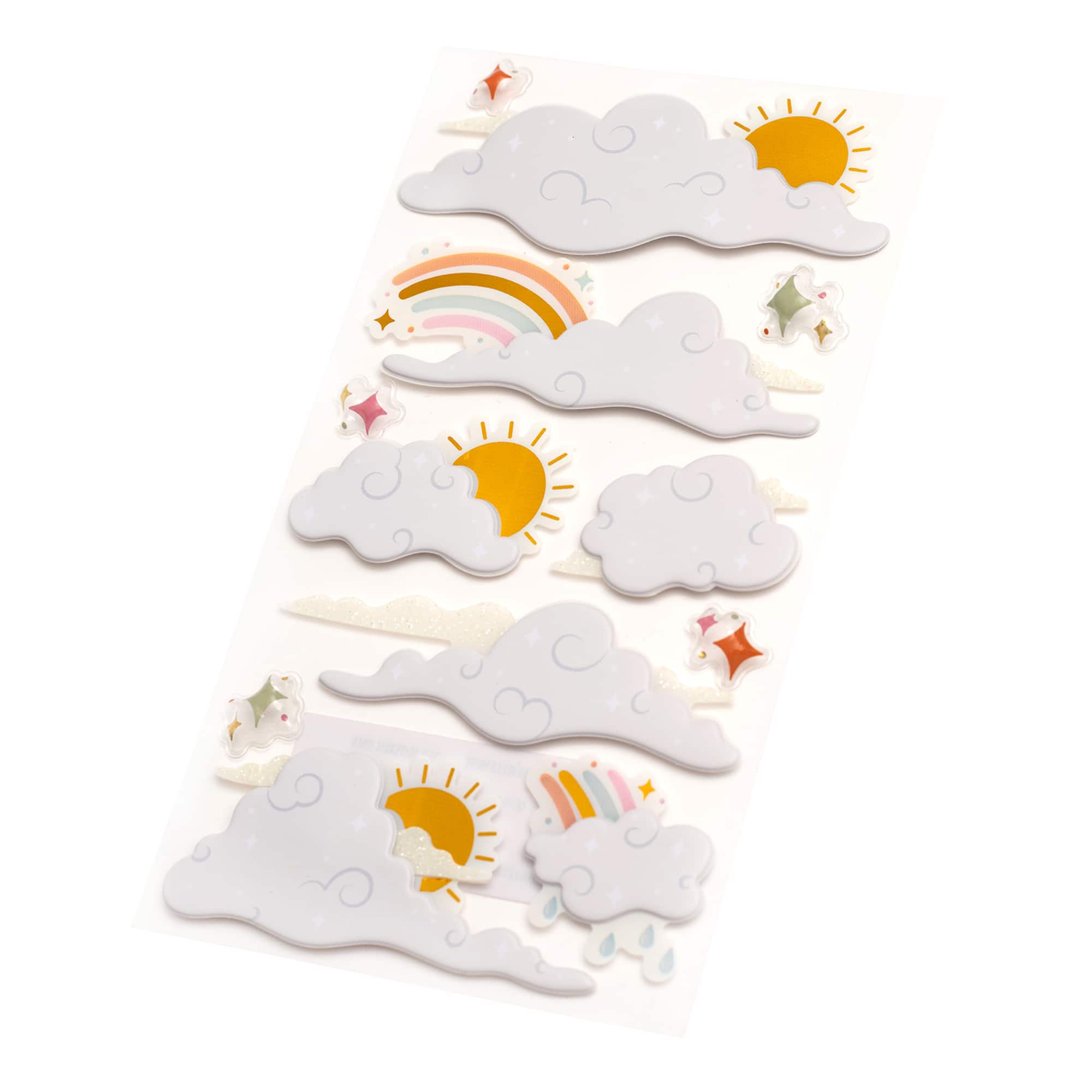 Cloud & Rainbow Dimensional Stickers by Recollections™